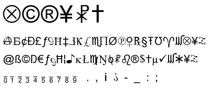 Xcrypt font