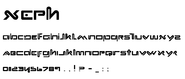 Xeph font