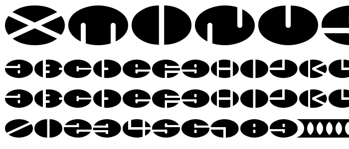 Xminus font