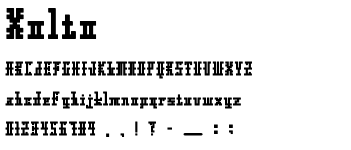 Xolto font