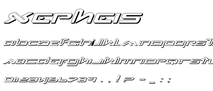 Xepheis font