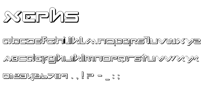 Xephs font