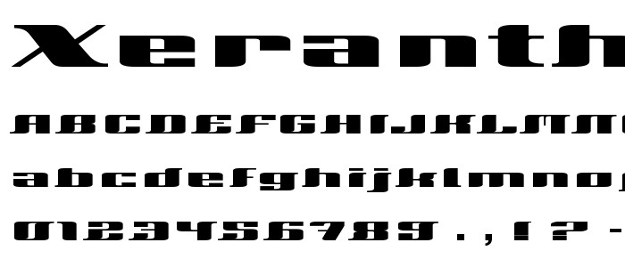 Xeranthemum font
