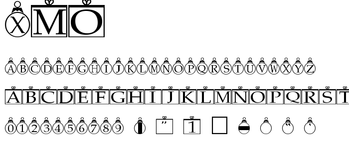 Xmo font