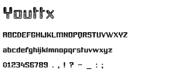 Youttx font