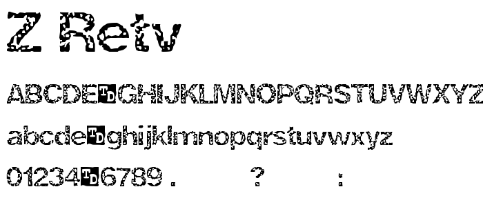 Z_Retv font