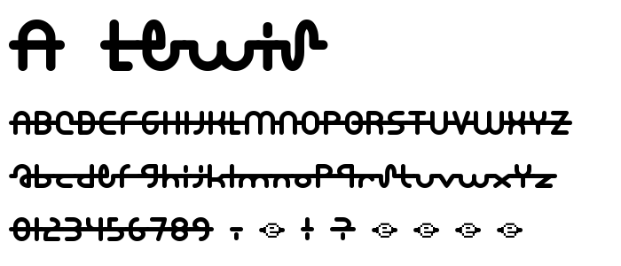 A_Lewis font