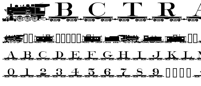 Abctrain font