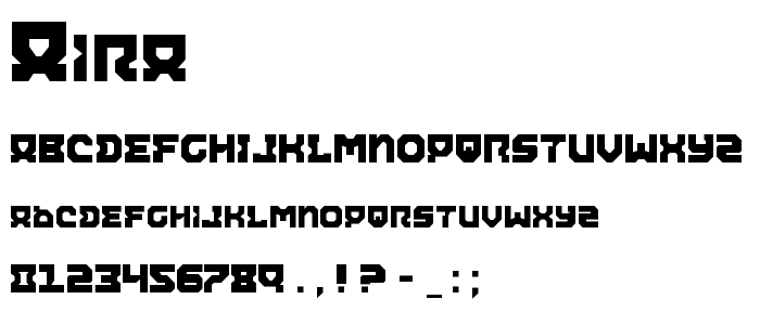 Aira font