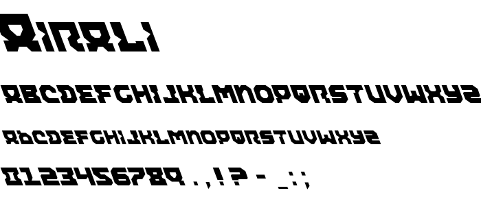 Airali font