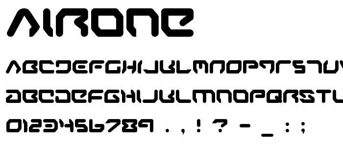 Airone font