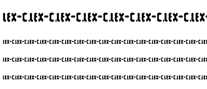 Alienwarping font