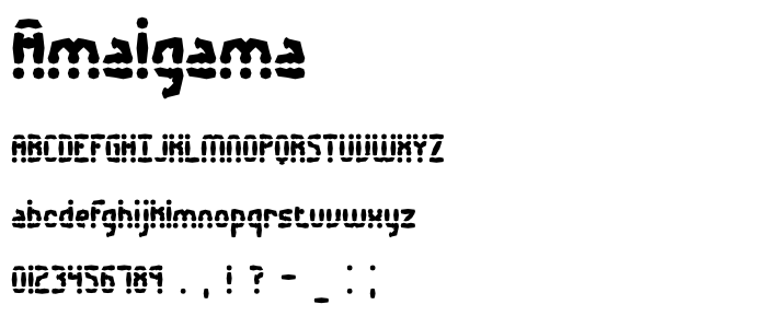 Amalgama font