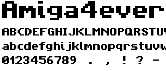 Amiga4ever_Pro2 font