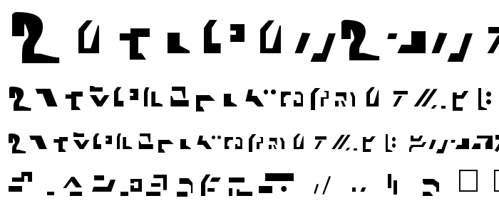 Ancientautobot font
