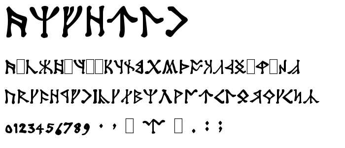 Angerth font