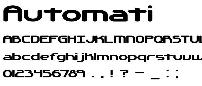 Automati font