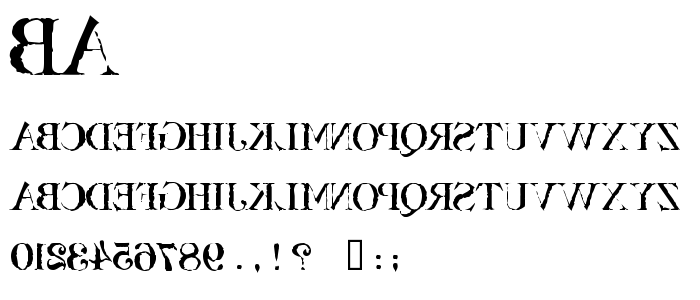 Ba font