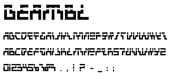 Beambl font