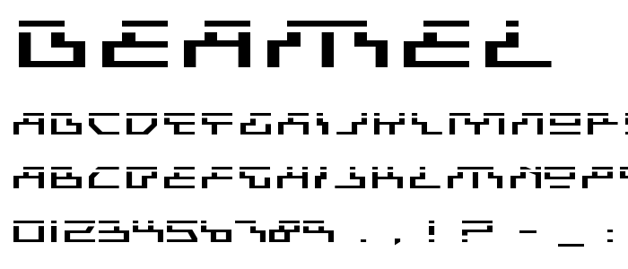 Beamel font