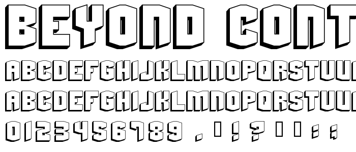 Beyond_Control font