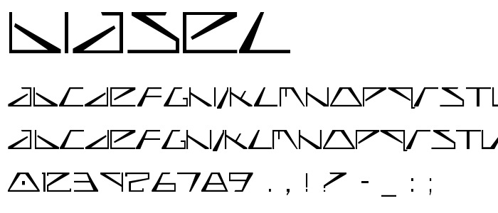 Biasel font