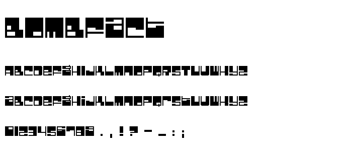 Bombfact font
