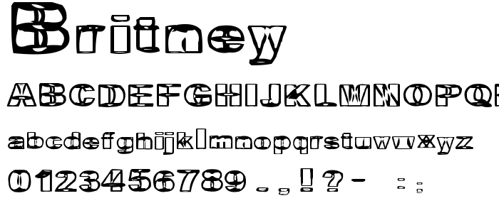 Britney font