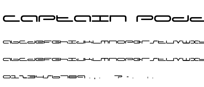 Captain_Podd font