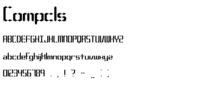 Compc1s font