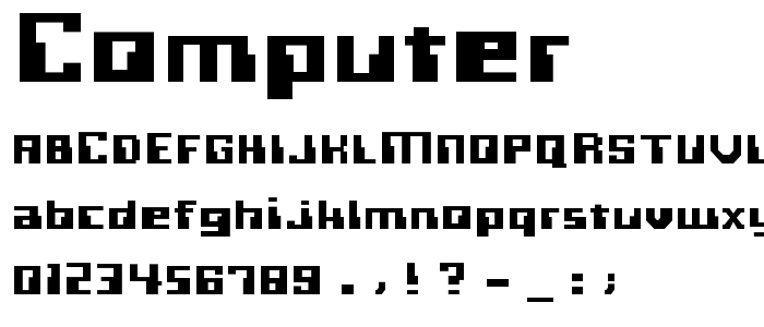 Computer font