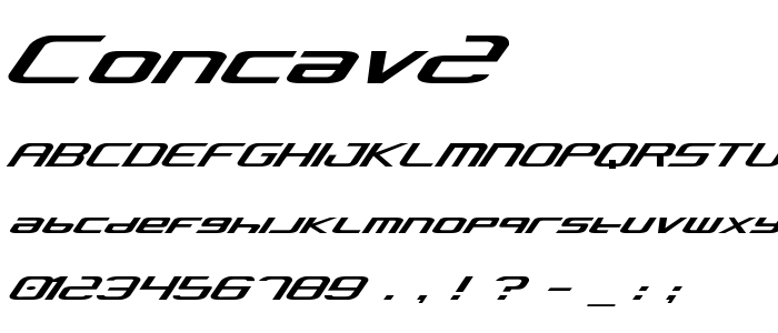 Concav2 font