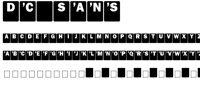 Dc_Sans font