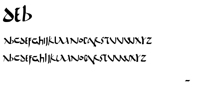 Deb font