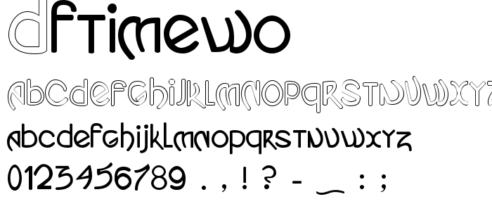 Dftimewo font