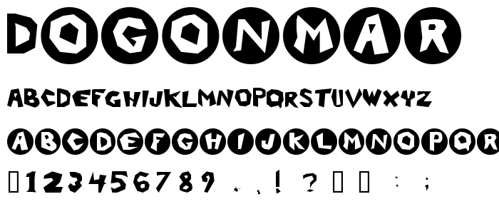 Dogonmar font