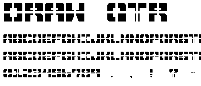 Draw_Qtr font