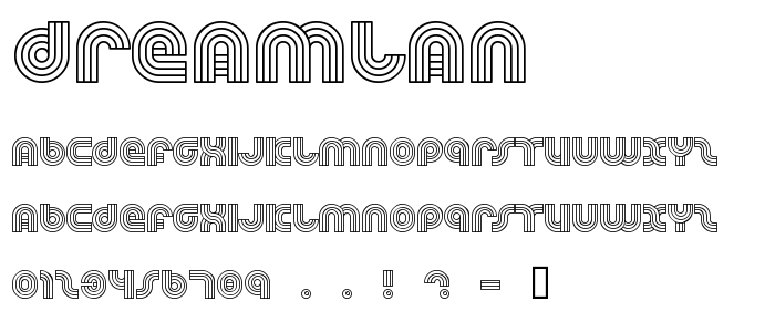 Dreamlan font