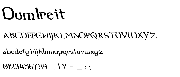 Dum1reit font