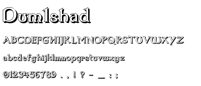 Dum1shad font