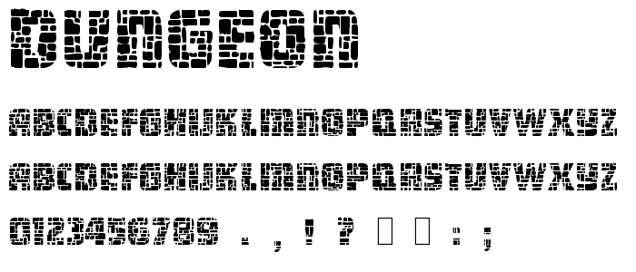 Dungeon font