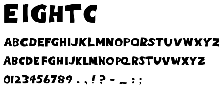 Eightc font