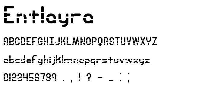 Entlayra font