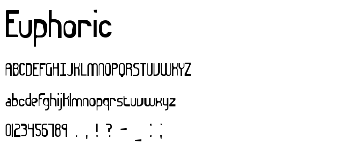 Euphoric font