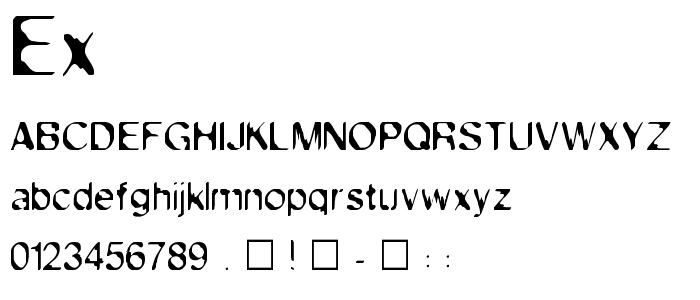 Ex font