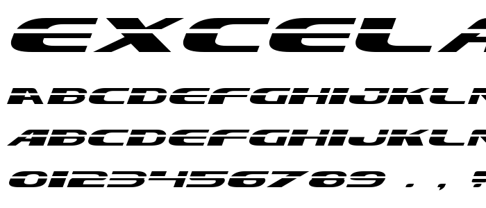 Excelate font