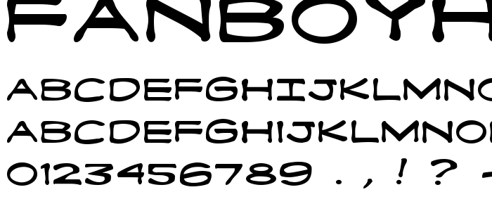 Fanboyhc font