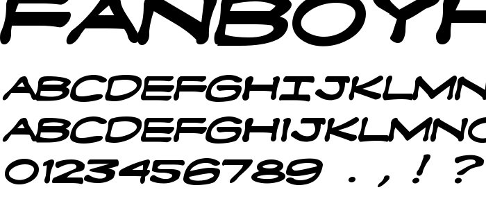 Fanboyhcb font