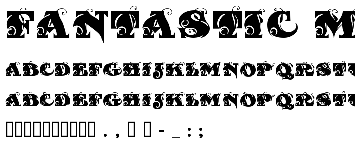 Fantastic_Mf_Initials font