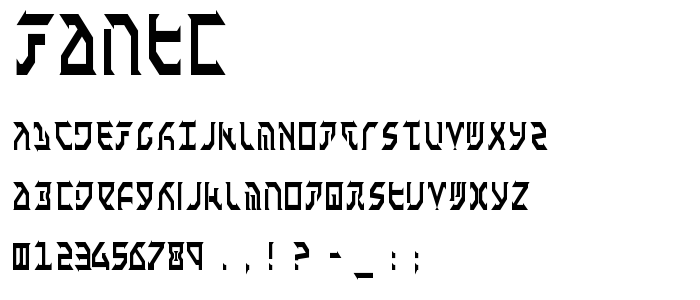 Fantc font